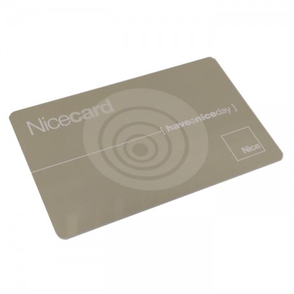 Nice MOCARDP Transponder card for multiple entry